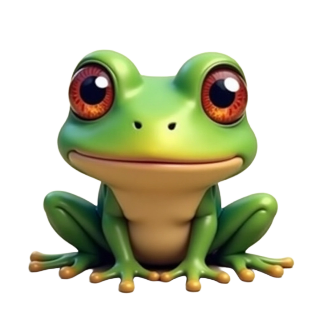 Cartoon Frog Illustration